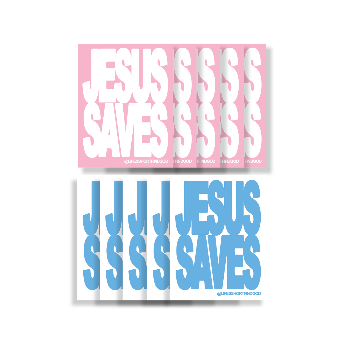 JESUS SAVES STICKER PACK